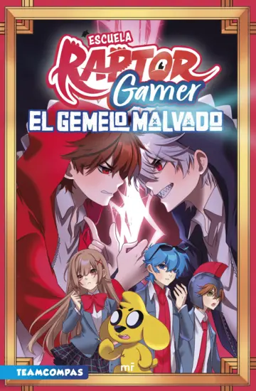 Portada de Escuela Raptor Gamer: El gemelo malvado.