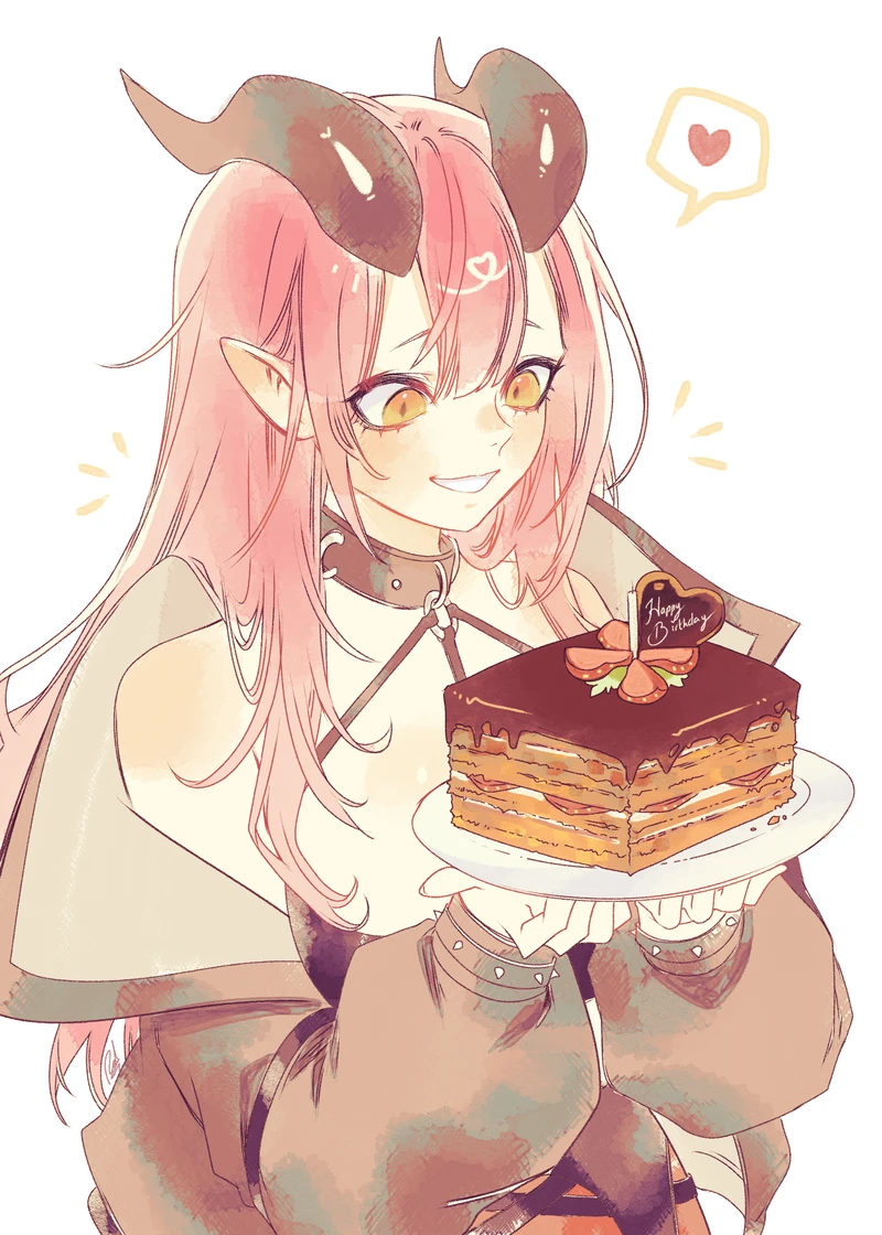 Birthday, ilustración por encargo de Rawder.
