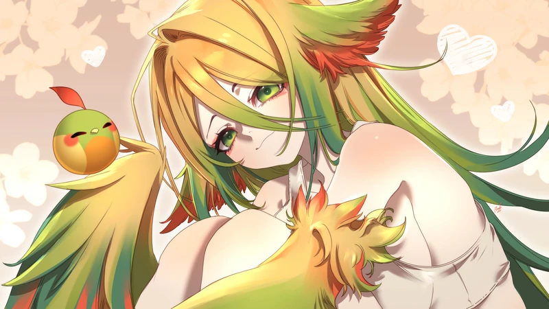 Pipa Hiyoko, ilustración por encargo de Rawder.