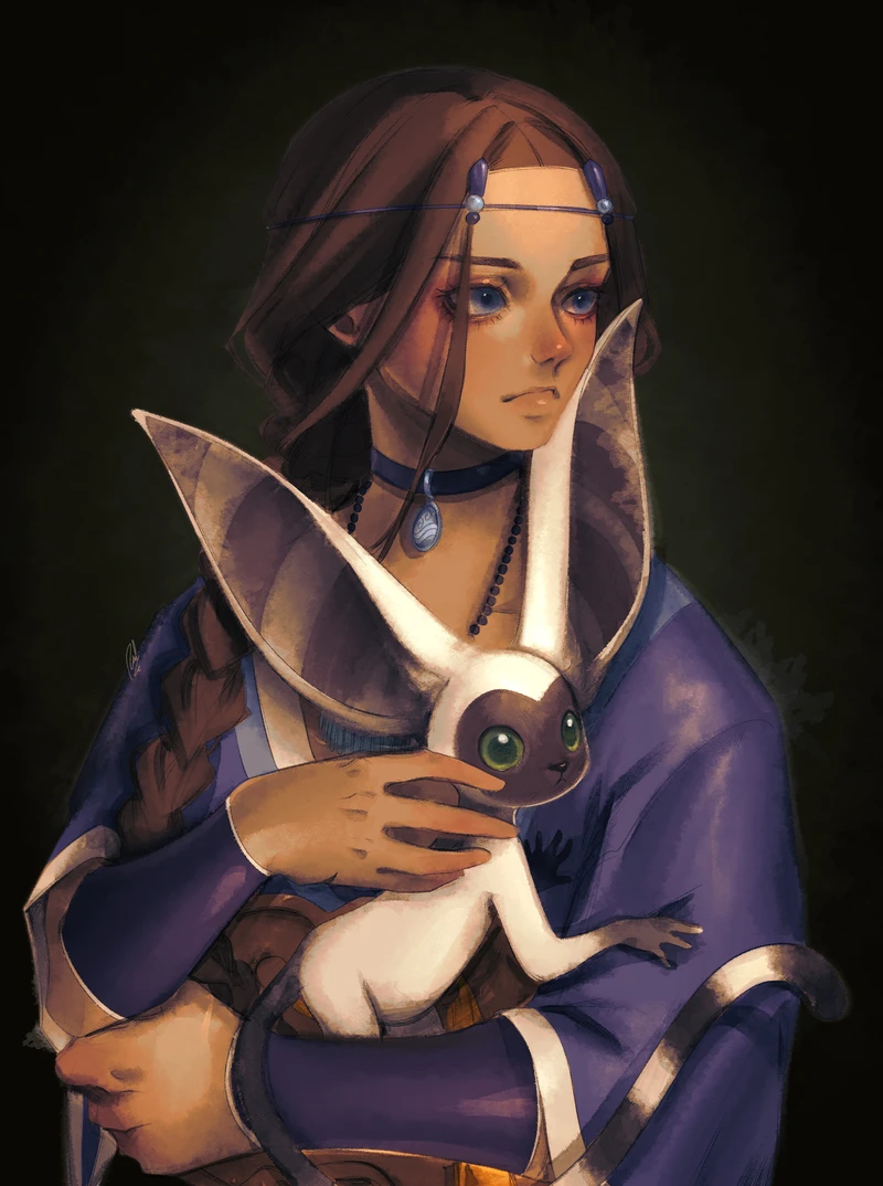 Katara Momo, ilustración de Rawder.